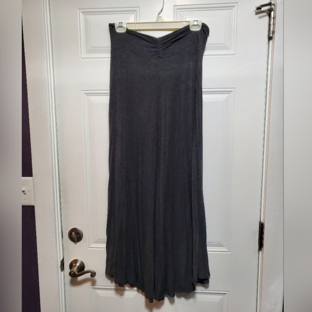 Bobeau Gray Maxi Skirt size L